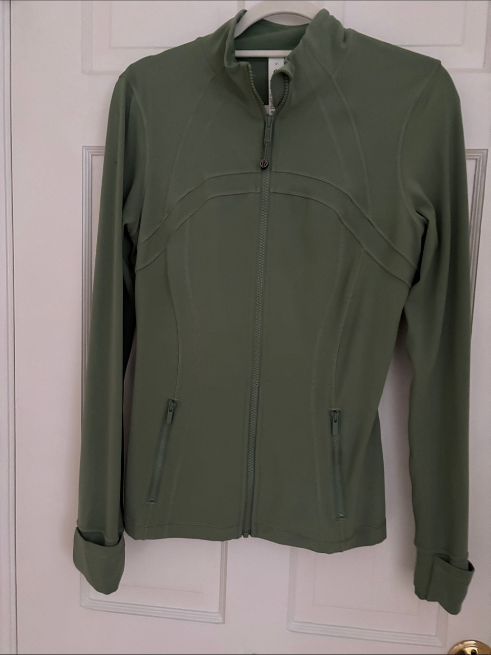 lululemon athletica Sage Green Zip-Up Utility Jacket